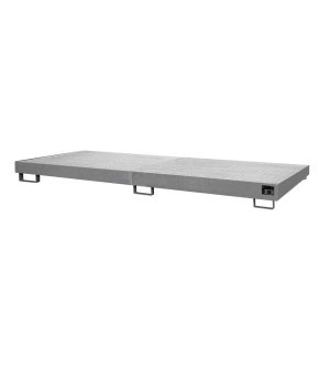 Regalwanne 240 l, 3250×1300×195 mm, Stahl feuerverzinkt, mit