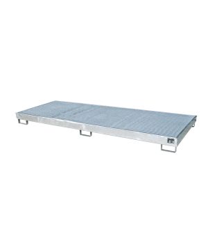 Regalwanne 238 l, 3265×1315×195 mm, Stahl feuerverzinkt, mit