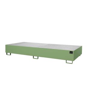 Regalwanne 540 l, 3250×1300×265 mm, Stahl lackiert, mit Gitt