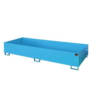 Regalwanne 1000 l, 3250×1300×380 mm, Stahl lackiert