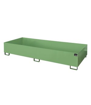 Regalwanne 1000 l, 3250×1300×380 mm, Stahl lackiert