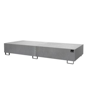 Regalwanne 1000 l, 3250×1300×380 mm, Stahl feuerverzinkt, mi