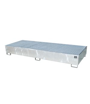 Regalwanne 1000 l, 3265×1315×385 mm, Stahl feuerverzinkt, mi