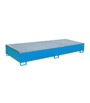 Regalwanne 1000 l, 3265×1315×385 mm, Stahl lackiert, mit Git