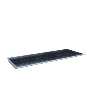 Regalwanne 175 l, 3265×1265×115 mm, Stahl feuerverzinkt, mit