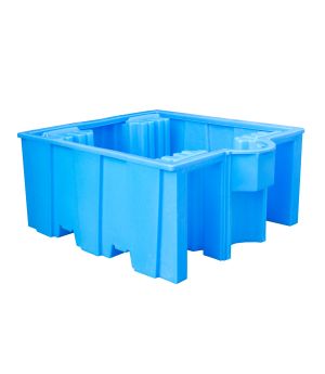 Auffangwanne 1000 l, 1590×1455×715 mm, Polyethylen (PE), Bla