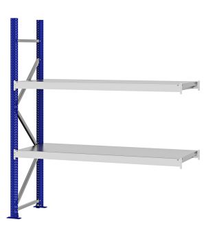 Weitspannregal Anbauregal FORTIS, 2.000×1.750×500 mm, verzinkt