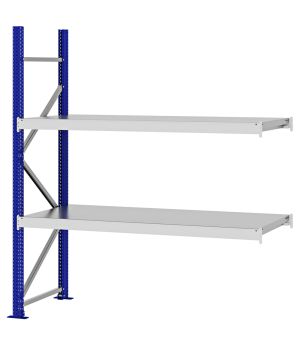 Weitspannregal Anbauregal FORTIS, 2.000×1.750×600 mm, verzinkt