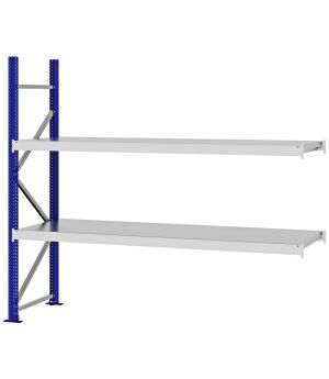 Weitspannregal Anbauregal FORTIS, 2.000×2.250×600 mm, verzinkt