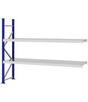 Weitspannregal Anbauregal FORTIS, 2.000×2.500×600 mm, verzinkt