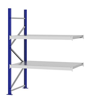 Weitspannregal Anbauregal FORTIS, 2.000×1.500×800 mm, verzinkt