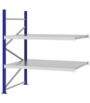 Weitspannregal Anbauregal FORTIS, 2.000×1.750×1.000 mm, verzinkt