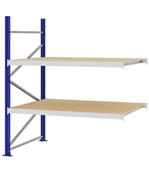 Weitspannregal Anbauregal FORTIS, 2.000×1.750×1.000 mm, Spanplatte