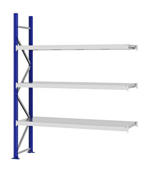 Weitspannregal Anbauregal FORTIS, 2.500×2.000×500 mm, verzinkt