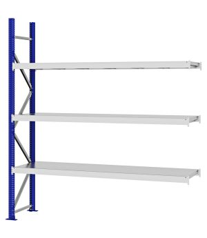 Weitspannregal Anbauregal FORTIS, 2.500×2.250×500 mm, verzinkt