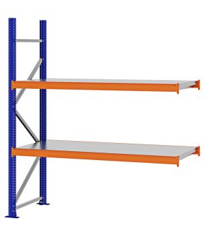 Weitspannregal Anbauregal FORTIS, 2.000×1.750×600 mm, verzinkt
