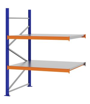 Weitspannregal Anbauregal FORTIS, 2.000×1.500×1.000 mm, verzinkt