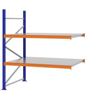 Weitspannregal Anbauregal FORTIS, 2.000×1.750×1.000 mm, verzinkt