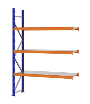 Weitspannregal Anbauregal FORTIS, 2.500×1.750×500 mm, verzinkt
