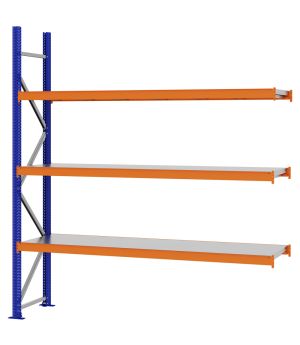 Weitspannregal Anbauregal FORTIS, 2.500×2.250×500 mm, verzinkt