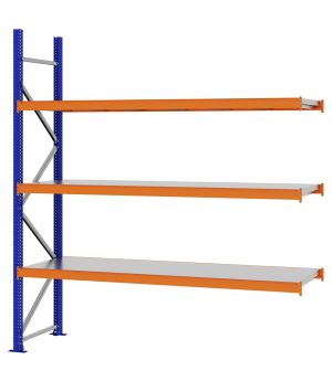Weitspannregal Anbauregal FORTIS, 2.500×2.250×600 mm, verzinkt