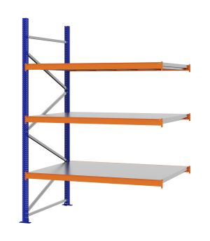 Weitspannregal Anbauregal FORTIS, 2.500×1.750×1.000 mm, verzinkt