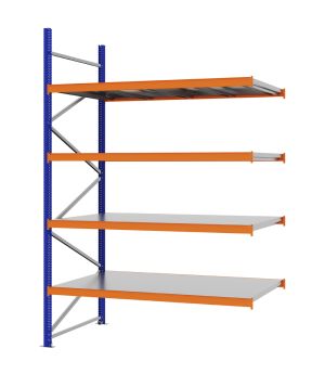 Weitspannregal Anbauregal FORTIS, 3.000×2.000×1.000 mm, verzinkt