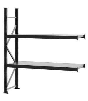 Weitspannregal Anbauregal FORTIS, 2.000×1.750×500 mm, verzinkt