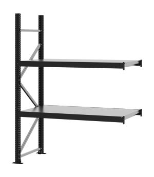 Weitspannregal Anbauregal FORTIS, 2.000×1.500×600 mm, verzinkt