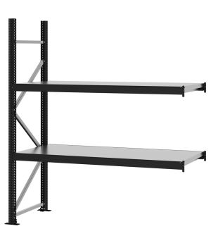 Weitspannregal Anbauregal FORTIS, 2.000×1.750×600 mm, verzinkt