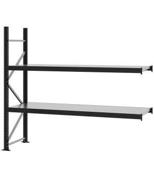 Weitspannregal Anbauregal FORTIS, 2.000×2.250×600 mm, verzinkt