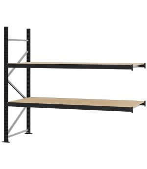 Weitspannregal Anbauregal FORTIS, 2.000×2.250×800 mm, Spanplatte