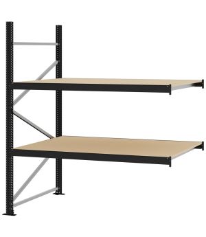 Weitspannregal Anbauregal FORTIS, 2.000×1.750×1.000 mm, Spanplatte