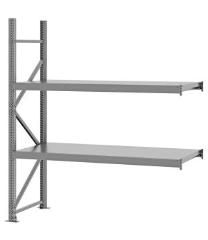 Weitspannregal Anbauregal FORTIS, 2.000×1.750×600 mm, verzinkt