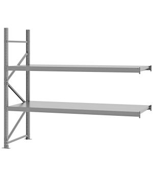 Weitspannregal Anbauregal FORTIS, 2.000×2.250×800 mm, verzinkt