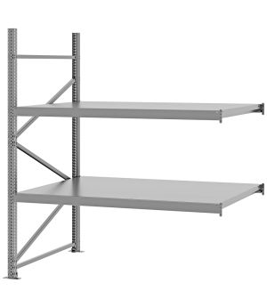 Weitspannregal Anbauregal FORTIS, 2.000×1.750×1.000 mm, verzinkt