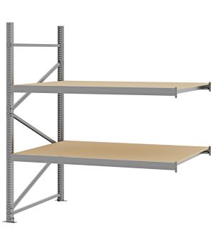 Weitspannregal Anbauregal FORTIS, 2.000×1.750×1.000 mm, Spanplatte