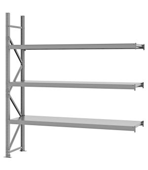 Weitspannregal Anbauregal FORTIS, 2.500×2.250×500 mm, verzinkt