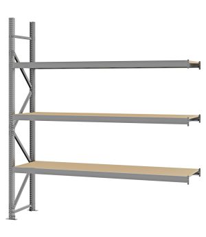 Weitspannregal Anbauregal FORTIS, 2.500×2.250×500 mm, Spanplatte