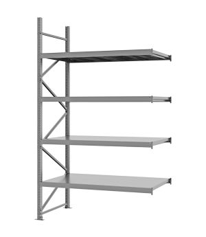 Weitspannregal Anbauregal FORTIS, 3.000×1.750×800 mm, verzinkt