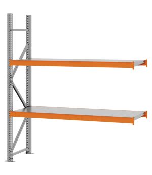 Weitspannregal Anbauregal FORTIS, 2.000×1.750×500 mm, verzinkt