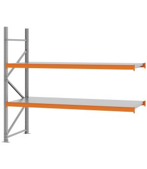 Weitspannregal Anbauregal FORTIS, 2.000×2.250×800 mm, verzinkt