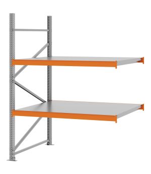 Weitspannregal Anbauregal FORTIS, 2.000×1.500×1.000 mm, verzinkt