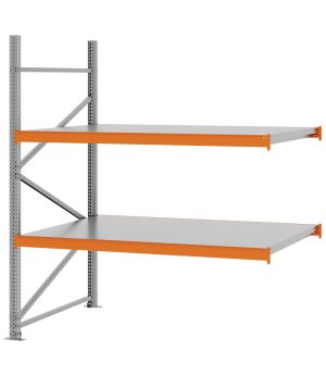 Weitspannregal Anbauregal FORTIS, 2.000×1.750×1.000 mm, verzinkt