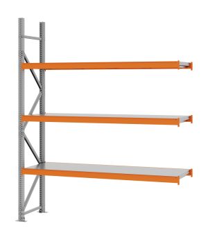 Weitspannregal Anbauregal FORTIS, 2.500×2.000×500 mm, verzinkt