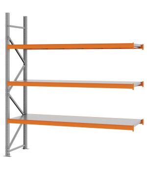 Weitspannregal Anbauregal FORTIS, 2.500×2.250×600 mm, verzinkt