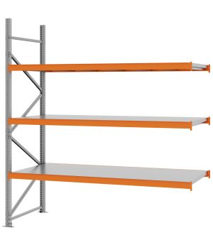 Weitspannregal Anbauregal FORTIS, 2.500×2.250×800 mm, verzinkt