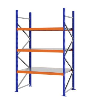 Weitspannregal Grundregal FORTIS, 2.500×1.500×800 mm, verzinkt