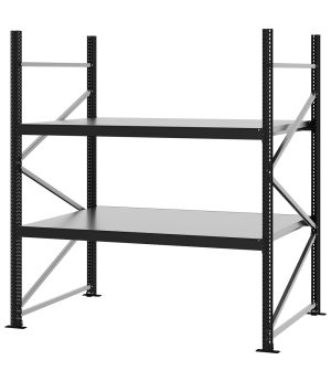 Weitspannregal Grundregal FORTIS, 2.000×1.750×1.000 mm, verzinkt