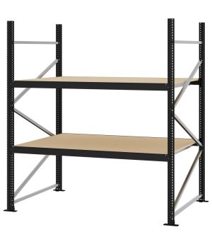 Weitspannregal Grundregal FORTIS, 2.000×1.750×1.000 mm, Spanplatte